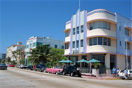 simsearch:841-03028599,k - Art-Deco-Bereich, Miami Beach, Miami, Florida, Vereinigte Staaten von Amerika, Nordamerika Stockbilder - Lizenzpflichtiges, Bildnummer: 841-02825909