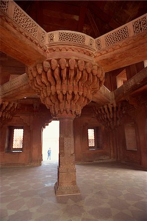 Fatehpur Sikri, UNESCO World Heritage Site, built by Akbar in 1570 as his administrative capital, later abandoned, Uttar Pradesh state, India, Asia Stock Photo - Rights-Managed, Code: 841-02826119
