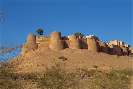 Fortified old city, Jaisalmer, Rajasthan state, India, Asia Foto de stock - Con derechos protegidos, Código: 841-02826206