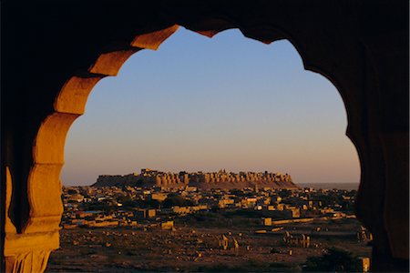 simsearch:841-02826082,k - Vue des fortifiée vieille ville de Jaisalmer, état du Rajasthan, en Inde, Asie Photographie de stock - Rights-Managed, Code: 841-02826208