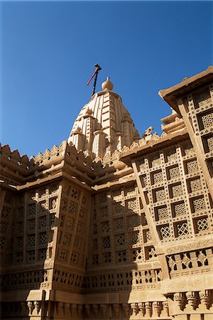 Jain temple of Luderwa (Loduva), near Jaisalmer, Rajasthan state, India, Asia Stock Photo - Rights-Managed, Code: 841-02826225