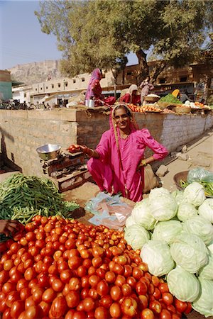 street photography in rajasthan - Vegetable stall, Jodhpur, Rajasthan, India Stock Photo - Rights-Managed, Code: 841-02826270