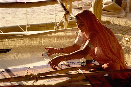 simsearch:841-02825363,k - Weaving durries, near Jodhpur, Rajasthan state, India, Asia Foto de stock - Con derechos protegidos, Código: 841-02826311