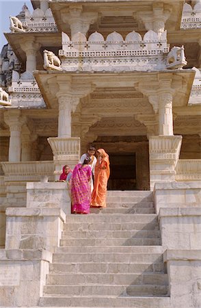 The Jain Temple of Chaumukha built in the 14th century, Ranakpur, Rajasthan, India Stock Photo - Rights-Managed, Code: 841-02826324