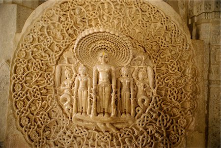 The Jain temple of Chaumukha, built in the 14th century, Ranakpur, Rajasthan state, India, Asia Stock Photo - Rights-Managed, Code: 841-02826322