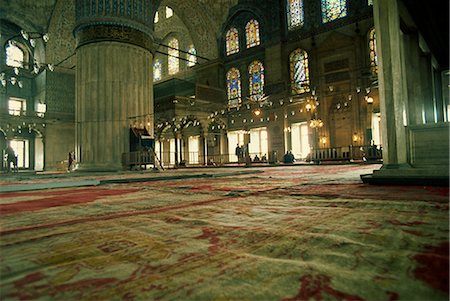 simsearch:841-02921090,k - Interior, Blue Mosque, Istanbul, Turkey, Europe Foto de stock - Con derechos protegidos, Código: 841-02830867
