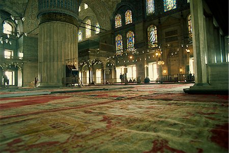 simsearch:841-02946483,k - Interior, Blue Mosque, Istanbul, Turkey, Europe Stock Photo - Rights-Managed, Code: 841-02830867