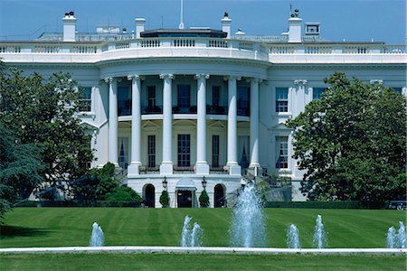 La maison blanche, Washington D.C., États-Unis d'Amérique, l'Amérique du Nord Photographie de stock - Rights-Managed, Code: 841-02830896