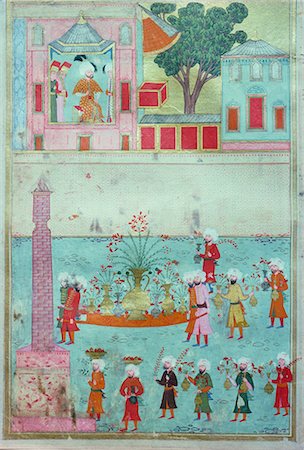 Book of the procession in honour of circumcision of Prince Mehmed, Topkapi Palace Library, Istanbul, Turkey, Europe Stock Photo - Rights-Managed, Code: 841-02830967