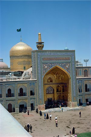 simsearch:841-03056578,k - Sanctuaire de l'Imam Reza, Mashhad, Iran, Moyen-Orient Photographie de stock - Rights-Managed, Code: 841-02830988