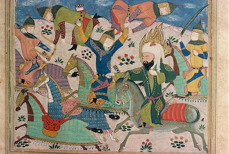 Manuscript, Khawian-Homo Decorative Arts Museum, Teheran, Iran, Middle East Stock Photo - Rights-Managed, Code: 841-02830996