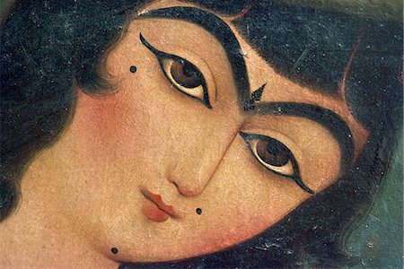 shiraz - Close-up of Qajar painting, Shiraz Museum, Shiraz, Iran, Middle East Stock Photo - Rights-Managed, Code: 841-02831010