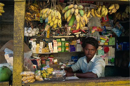 Fruit seller, Port Blair, Andaman Islands, India, Asia Stock Photo - Rights-Managed, Code: 841-02831292