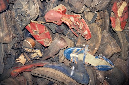 Chaussures, Auschwitz, Makopolska, Pologne, Europe prisonniers Photographie de stock - Rights-Managed, Code: 841-02831359