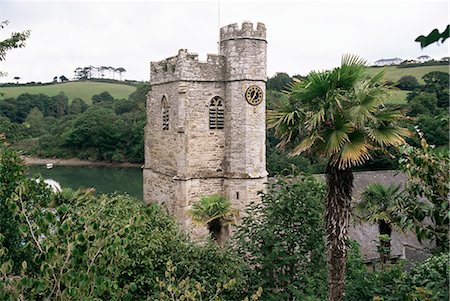 simsearch:841-02902671,k - Église datant du 13ème siècle, St Just-en-Roseland, Cornwall, Angleterre, Royaume-Uni, Europe Photographie de stock - Rights-Managed, Code: 841-02831427