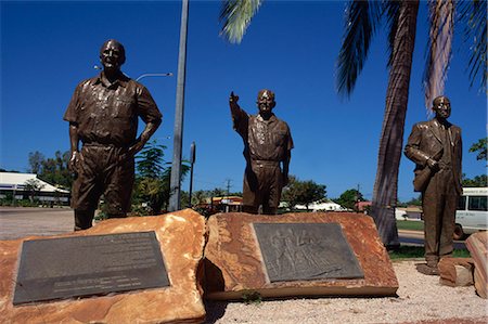 Monument to Japanese pearl fishermen, Broome, Kimberley, Western Australia, Australia, Pacific Stock Photo - Rights-Managed, Code: 841-02831539