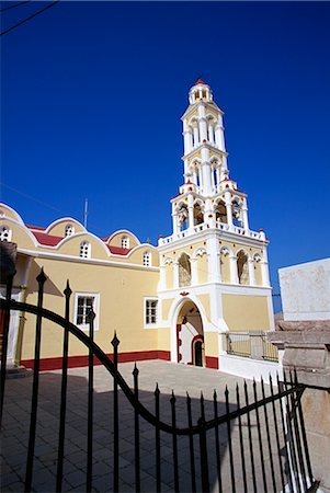 simi - Church, Horio, Symi, Dodecanese, Greek Islands, Greece, Europe Stock Photo - Rights-Managed, Code: 841-02831667