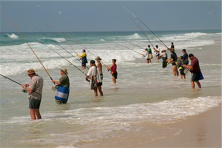 simsearch:841-03067702,k - Fishermen by Maheno wreck on east coast, Fraser Island, Queensland, Australia, Pacific Foto de stock - Direito Controlado, Número: 841-02831751