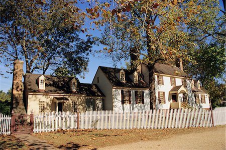 Colonial Williamsburg, Virginia, United States of America, North America Foto de stock - Direito Controlado, Número: 841-02831775