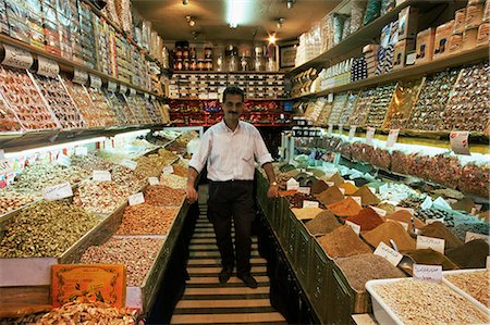 spices at souk - Shop in the Hamidiye souk, Damascus, Syria, Middle East Stock Photo - Rights-Managed, Code: 841-02831795