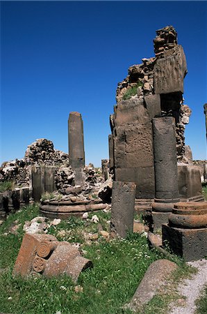 simsearch:841-02944617,k - Ruins of the church of St. Gregory, Ani, UNESCO World Heritage Site, Anatolia, Turkey, Asia Minor, Eurasia Stock Photo - Rights-Managed, Code: 841-02831810