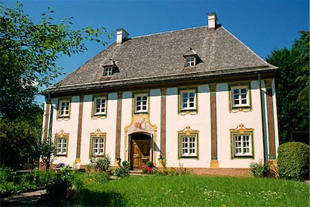 Schiffhort building by lake, Konigsee, Bavaria, Germany, Europe Foto de stock - Con derechos protegidos, Código: 841-02831823