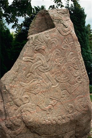 simsearch:841-03673020,k - Rune stone dating from the 10th century, Jelling, Jutland, Denmark, Scandinavia, Europe Foto de stock - Con derechos protegidos, Código: 841-02831850