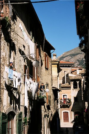 scanno - Narrow street, Scanno, Abruzzo, Italy, Europe Stock Photo - Rights-Managed, Code: 841-02831891