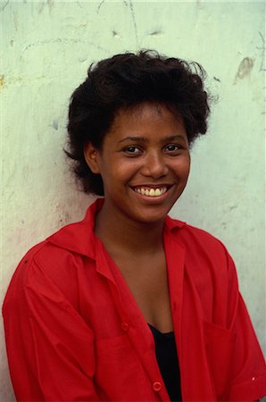Femme, Carthagène, en Colombie, en Amérique du Sud Photographie de stock - Rights-Managed, Code: 841-02831986
