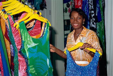 Caribelle Batik based in old Wingfield estate house, Romney Manor, St. Kitts, Leeward Islands, West Indies, Caribbean, Central America Stock Photo - Rights-Managed, Code: 841-02832218