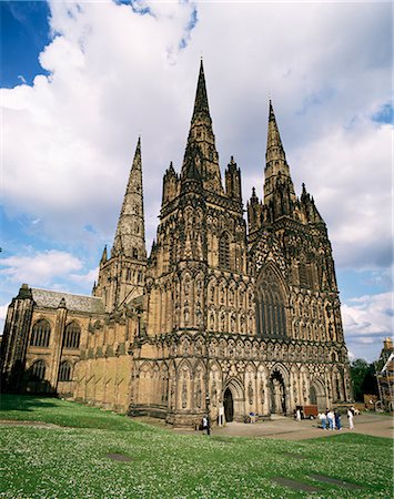 simsearch:841-08244106,k - Cathédrale de Lichfield, Lichfield, Staffordshire, Angleterre, Royaume-Uni, Europe Photographie de stock - Rights-Managed, Code: 841-02832255