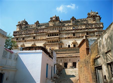 pictures of landmark of madhya pradesh - Nrising Dev Palace, Datia, Madhya Pradesh state, India, Asia Stock Photo - Rights-Managed, Code: 841-02832498