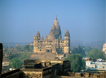 Chaturbhuj Temple, Orcha, Madhya Pradesh state, India, Asia Stock Photo - Rights-Managed, Code: 841-02832504