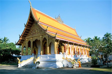 simsearch:841-05796428,k - Récemment restauré de Wat Xieng Muan, Luang Prabang, patrimoine mondial de l'UNESCO, au Laos, Indochine, Asie du sud-est, Asie Photographie de stock - Rights-Managed, Code: 841-02832617