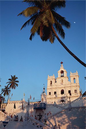 Church of the Immaculate Conception, Panaji, Goa, India, Asia Foto de stock - Con derechos protegidos, Código: 841-02832877