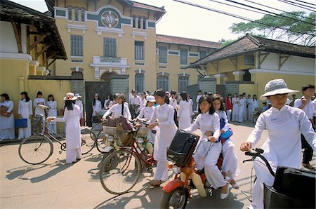 Nguen Thi Minh Khai high school, Ho Chi Minh City (Saigon), Vietnam, Indochina, Southeast Asia, Asia Stock Photo - Rights-Managed, Code: 841-02899260