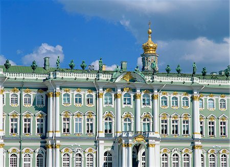 The Winter Palace housing the Hermitage Museum at St. Petersburg, UNESCO World Heritage Site, Russia, Europe Stock Photo - Rights-Managed, Code: 841-02899298