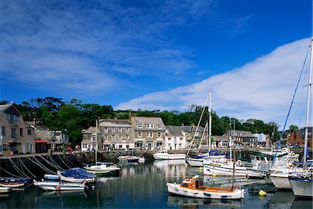 padstow - The harbour, Padstow, Cornwall, England, United Kingdom, Europe Foto de stock - Con derechos protegidos, Código: 841-02899293