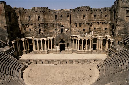 simsearch:841-03056632,k - Romain amphithéâtre, Bosra, UNESCO World Heritage Site, Syrie, Moyen Orient Photographie de stock - Rights-Managed, Code: 841-02899366