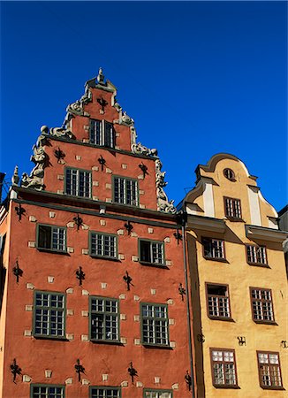 simsearch:841-03672279,k - Stortorget, ancienne place de la ville, Gamla Stan, Stockholm, Suède, Scandinavie, Europe Photographie de stock - Rights-Managed, Code: 841-02899686