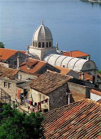 simsearch:841-02914913,k - St. Jacob s (St. Jakov) cathédrale Saint-Jacques) (, patrimoine mondial UNESCO, Sibenik, Croatie, Europe Photographie de stock - Rights-Managed, Code: 841-02899715