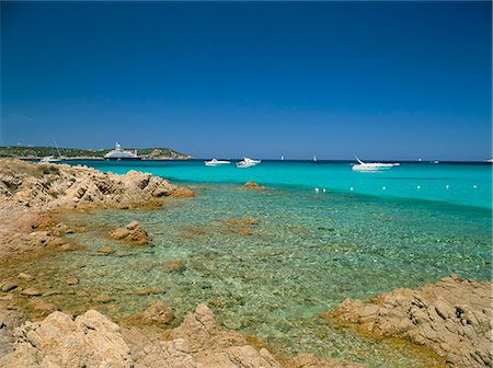 Yachts in Golfo Pero, Costa Smeralda, island of Sardinia, Italy, Mediterranean, Europe Stock Photo - Rights-Managed, Code: 841-02899743