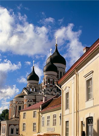estonie - La cathédrale Alexandre Nevski, à Tallinn, en Estonie, pays baltes, l'Europe Photographie de stock - Rights-Managed, Code: 841-02899799