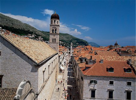 simsearch:841-03057304,k - Stradun, main street, Dubrovnik, Dalmatia, Croatia, Europe Foto de stock - Direito Controlado, Número: 841-02899869