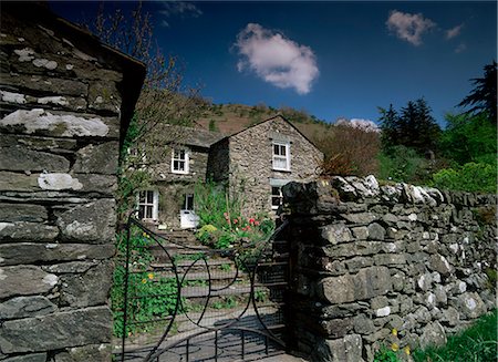 simsearch:841-02719711,k - Vieille maison en pierre et des murs, Hartsop, Cumbria, Angleterre, Royaume-Uni, Europe Photographie de stock - Rights-Managed, Code: 841-02899927