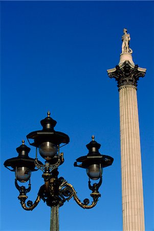 Colonne, Trafalgar Square, Londres de Nelson, Royaume-Uni, Europe Photographie de stock - Rights-Managed, Code: 841-02900015