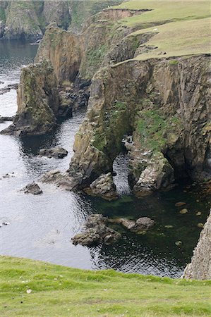 shetland islands - Cliffs, Fair Isle, Shetlands, Scotland, United Kingdom, Europe Stock Photo - Rights-Managed, Code: 841-02900208