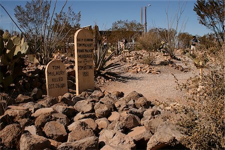 Graveyard, Tombstone, Arizona, United States of America, North America Stock Photo - Rights-Managed, Code: 841-02900209