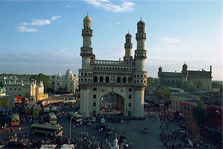 The Char Minar, Hyderabad, Andhra Pradesh, India, Asia Stock Photo - Rights-Managed, Code: 841-02900319