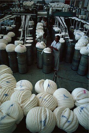 Modernisé la filature de coton à Ahmedabad, la Manchester de l'Orient, Gujarat, Inde, Asie Photographie de stock - Rights-Managed, Code: 841-02900381